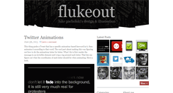 Desktop Screenshot of flukeout.com